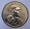  1 доллар 2022г. США.  Р . Сакагавея. Сенека , из ролла. - Мир монет