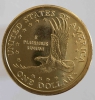 1 доллар  2008г. США, Р .  Сакагавея.  Парящий орел,  из ролла.  Самый малый тираж из всей серии.. - Мир монет