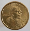 1 доллар  2003г. США. Р .   Сакагавея.  Парящий орел, из ролла. - Мир монет