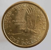 1 доллар  2003г. США. Р .   Сакагавея.  Парящий орел, из ролла. - Мир монет