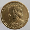 1 доллар  2011г. США.  Р .  Эндрю Джонсон (1865-1869),  17-й президент, состояние UNC. - Мир монет
