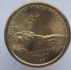 1 доллар 2011г. США. Р.  Сакагавея. Трубка мира, из ролла. - Мир монет