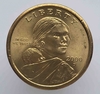 1 доллар  2000г.  США. D .   Сакагавея.  Парящий орел,   из ролла. - Мир монет