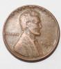 1 цент 1947г. США. S,   медь, состояние ХF. - Мир монет