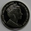 1 доллар 2019г.  Британские Виргинские Острова.  Олимпиада в Токио 2020.  Гребля на байдарках и каноэ, пруф,  кроновый размер, мешковая. - Мир монет