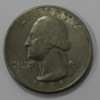 25 центов 1986г.  D,США,   состояние VF. - Мир монет