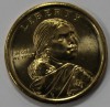 1 доллар  2012г. США. Р .  Сакагавея. Индеец с лошадью, из ролла. - Мир монет