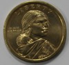 1 доллар  2013г. США.  Р .  Сакагавея.  Договор с делавэрами, из ролла. - Мир монет