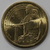1 доллар  2014г.  США.  Р .  Сакагавея.  Помощь индейцев экспедиции Льюиса и Кларка , из ролла. - Мир монет