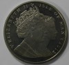 1 крона 2012г.  Остров Мэн.  60 лет на троне, Королева в парадном платье и короне, никель,  кроновый размер, мешковая. - Мир монет