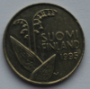 Финляндия.  10 пенни 1995г , мельхиор, VF - Мир монет
