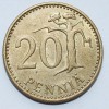 Финляндия.  20 пенни 1982г , бронза , AU - Мир монет