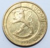 Финляндия.  1 марка 1995г , бронза , XF+ - Мир монет