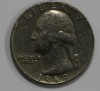 25 центов 1969г.  без букв, США, состояние VF. - Мир монет