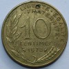 10 сантимов 1978г. Франция,бронза,состояние VF - Мир монет