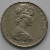 10 центов 1979г. Новая Зеландия, Маска ,  состояние VF. - Мир монет