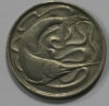 20 центов 1968г. Сингапур, Рыба-меч, состояние XF - Мир монет