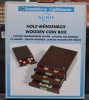 Бокс Лигнум  20 квадратных ячеек 48 х 48мм.   Leuchtturm. Германия - Мир монет