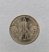 1 доллар 2025 г США Флорида Спейс шаттл НАСА Космос Американские инновации P - Мир монет