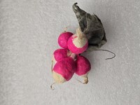 Ватная елочная игрушка СССР Пучок редиски. - Мир монет