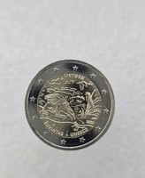 Литва. 2 евро 2021г. Биосферный заповедник Жувинтас. UNC. - Мир монет