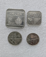 Аруба. Набор 5 монет регулярного чекана 1993-1996г.г. мешковые. - Мир монет