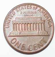 1 цент 1975г. США. D, состояние VF-XF. - Мир монет