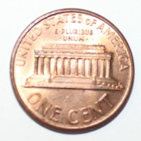 1 цент 1990г. США. б/б, состояние VF-XF. - Мир монет