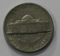 5 центов 1996г. P. США, никель,  состояние VF - Мир монет