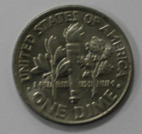 10 центов  2008г. D. США,  состояние XF - Мир монет