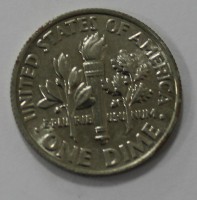 10 центов  2016г. D.  США, состояние UNC - Мир монет