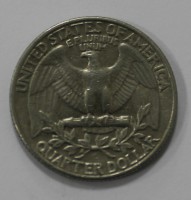 25 центов 1982г.  Р, США, состояние VF. - Мир монет