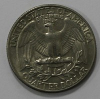 25 центов 1990г.  D, США, состояние VF. - Мир монет