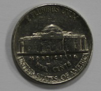 5 центов 1987г. D, США, состояние VF. - Мир монет