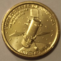   1 доллар 2020г. США .  Р.   Инновации. Мэриленд. Космический телескоп "Хаббл",  состояние UNC . - Мир монет