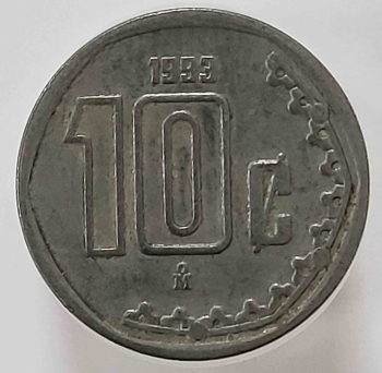10 сентаво 1993г. Мексика. , состояние XF - Мир монет