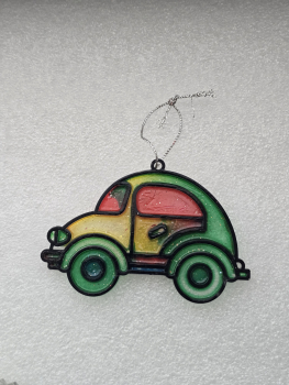Елочная игрушка Автомобиль-ретро. СССР, пластик, винтаж. - Мир монет