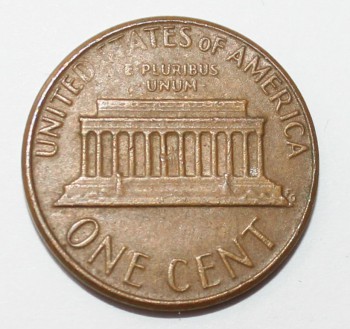 1 цент 1977г. США, б/б, состояние VF. - Мир монет
