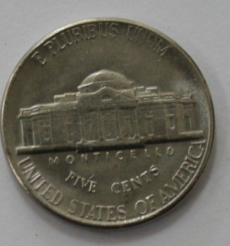5 центов 1995г.  Р, США,  состояние XF-UNC - Мир монет