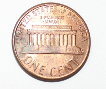 1 цент 1987 г. США. D, состояние VF. - Мир монет
