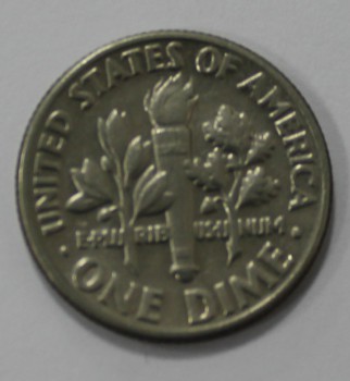 10 центов 1982г.  D, США, состояние VF. - Мир монет