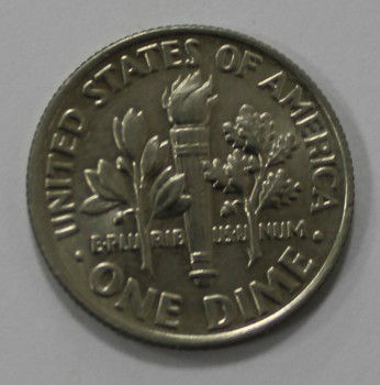 10 центов 2011г. D. США,  состояние  UNC - Мир монет