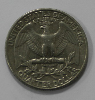 25 центов 1982г.  Р, США, состояние VF. - Мир монет