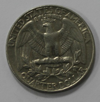 25 центов 1989г. Р, США, состояние VF. - Мир монет