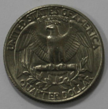 25 центов 1977г.  D, США, состояние VF. - Мир монет