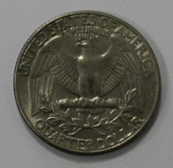 25 центов 1987г.  D, США,  состояние VF. - Мир монет