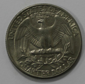 25 центов 1990г.  D, США, состояние VF. - Мир монет