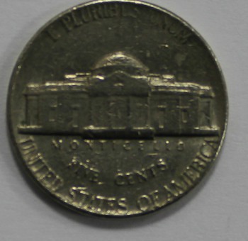 5 центов 1976г. без букв, США, состояние VF. - Мир монет