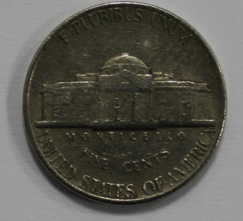 5 центов 1980г.  Р. США. без букв, состояние VF. - Мир монет