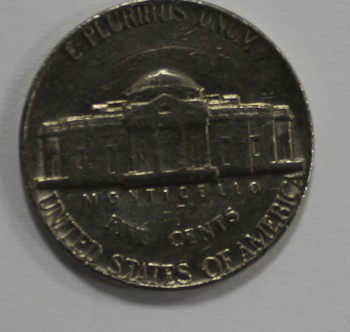 5 центов 1974г. США. без букв, состояние VF. - Мир монет